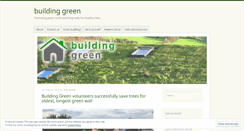 Desktop Screenshot of building-green.org.uk