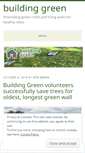 Mobile Screenshot of building-green.org.uk